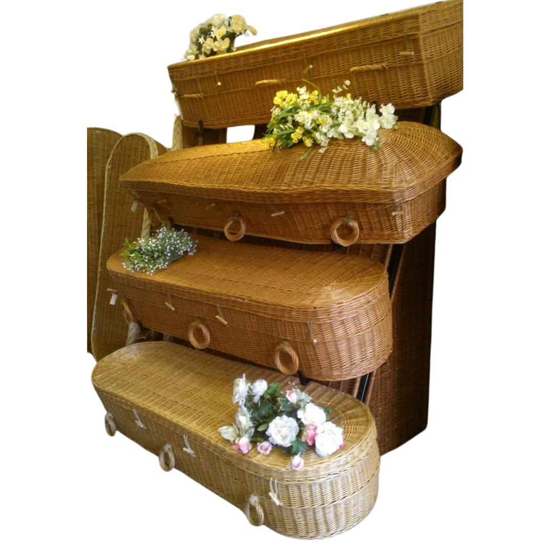 Hand made Willow coffins